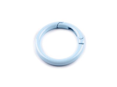 Karabina kulatá lakovaná Ø25 mm{% if variant.name %} – 4 modrá světlá{% endif %}