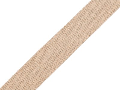 Bavlněný popruh šíře 25 mm návin 5 metrů{% if variant.name %} – 30 béžová světlá{% endif %}