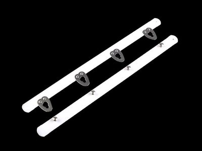 Korzetové zapínání šíře 12 mm více délek - 2 (20 cm) bílá