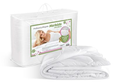 Přikrývka Merkado Aloe Vera letní, 140x200, 450g Bílá 8600/450 140x200 cm{% if product.brand.name %} – Bellatex{% endif %}