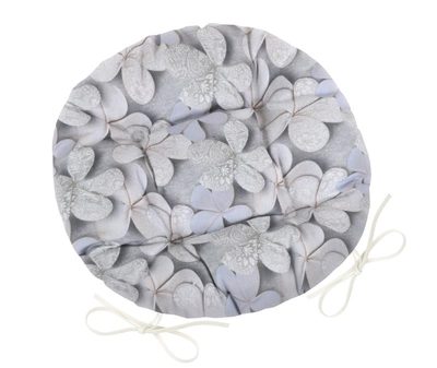 Sedák DITA kulatý prošívaný Šedá 62/401 průměr 40 cm{% if product.brand.name %} – Bellatex{% endif %}