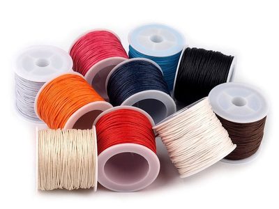 Šňůra bavlněná Ø0,8 mm voskovaná návin 25 metrů{% if product.brand.name %} – Stoklasa{% endif %}