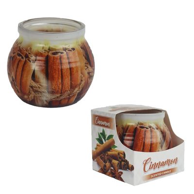 Svíčka vonná ve skle MIRAL CINNAMON 85g - dia 7,8 × 7 cm{% if product.brand.name %} – Morex{% endif %}