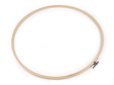 Vyšívací kruh bambusový, extra velký Ø33 cm{% if variant.name %} – 3 (Ø40 cm) bambus světlý{% endif %}