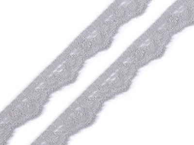 Elastická krajka šíře 16 mm 13,5 metrů{% if variant.name %} – 8 šedá{% endif %}