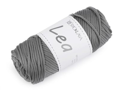 Pletací a háčkovací příze Lea Ø3 mm 90 g - 9 šedá světlá