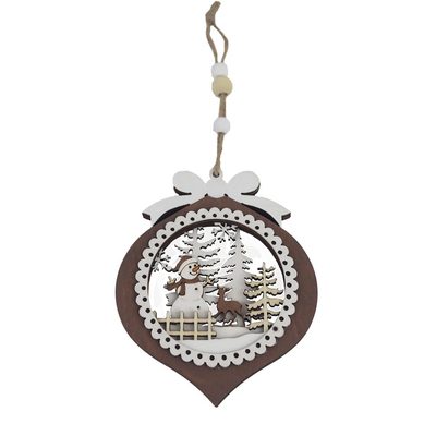 Vánoční dekorace k zavěšení D6433 - 12 cm{% if product.brand.name %} – Morex{% endif %}