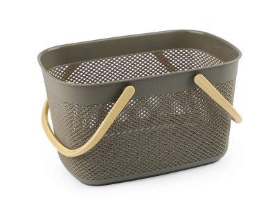 Plastový košík 18,5x28 cm{% if variant.name %} – 10 zelená khaki{% endif %}