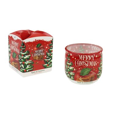 Svíčka vonná ve skle MERRY CHRISTMAS, 100g MSC-EX104 – fotka 1