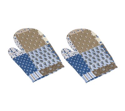 Kuchyňská chňapka - 2ks Modrá,Béžová CH/240 28x18 cm{% if product.brand.name %} – Bellatex{% endif %}