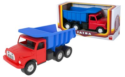 auto Tatra 148 modro-červená, plastová 30cm – fotka 1