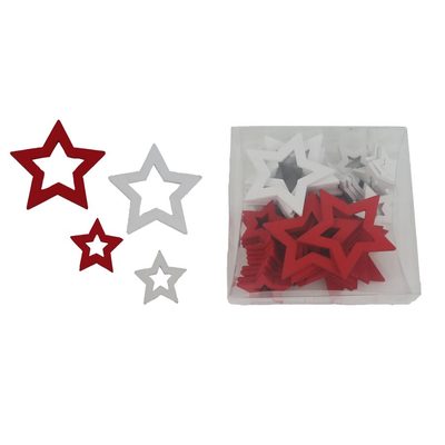 Dekorace hvězdička, 48 ks D6484 - 2,5- 4,5 x 0,2 cm{% if product.brand.name %} – {% endif %}