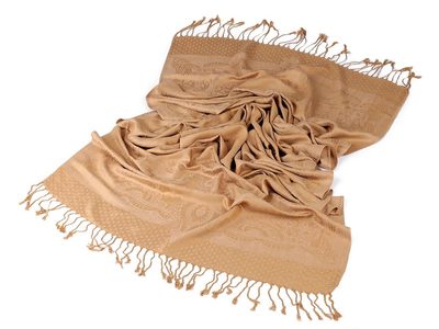 Šála typu pashmina s třásněmi 65x170 cm{% if product.brand.name %} – Stoklasa{% endif %}