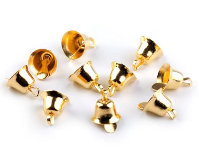 Zvoneček Ø11 mm balení 10 kusů{% if variant.name %} – 2 zlatá{% endif %}