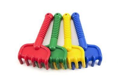Hrabičky plast 19cm 4 barvy 12m+ – fotka 1