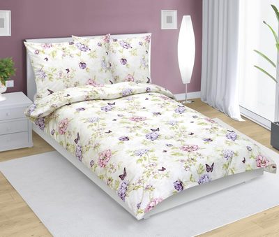 Bavlněné povlečení Fialová 90/129{% if product.brand.name %} – Bellatex{% endif %}