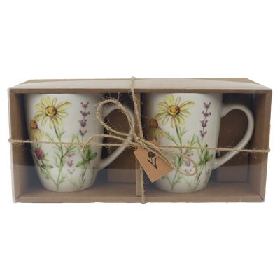 Hrnek luční kvítí, 2 ks X8119 - D8.5xH10.9xBD5.6cm{% if product.brand.name %} – {% endif %}