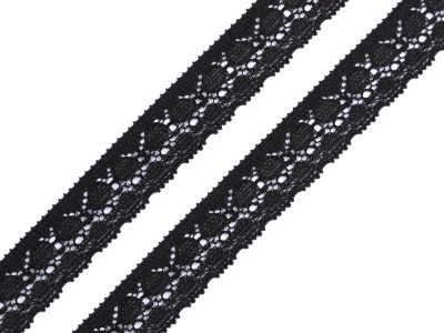 Elastická krajka šíře 17 mm návin 25 metrů{% if variant.name %} – 3 černá{% endif %}