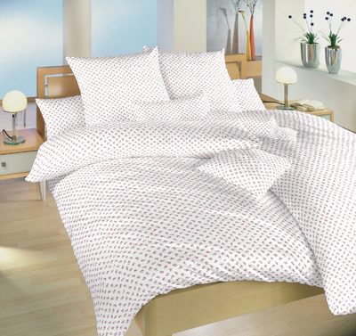 Povlečení bavlna Růžičky červené  140x200, 70x90 cm{% if product.brand.name %} – Dadka{% endif %}