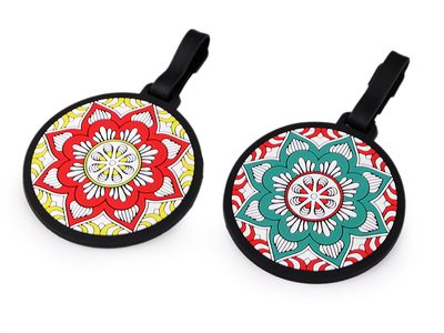 Jmenovka / visačka na kufr mandala{% if product.brand.name %} – Stoklasa{% endif %}