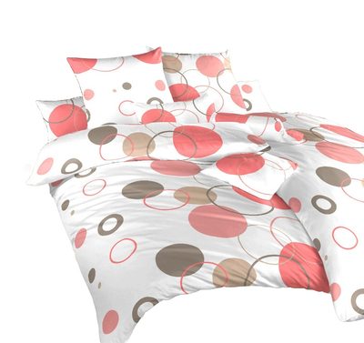 Povlečení krep Planety lososové 140x200, 70x90 cm{% if product.brand.name %} – Dadka{% endif %}