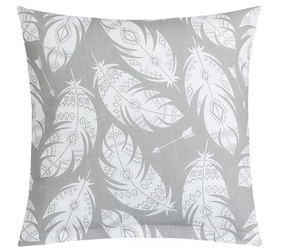 Polštářek ADÉLA Šedá,Bílá 55/237 40x40 cm{% if product.brand.name %} – {% endif %}