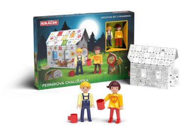 IGRÁČEK - Perníková chaloupka - kreativní set s pohádkou – fotka 1