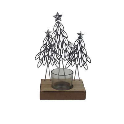 Dekorační svícen stromy K4432 - 18 × 14 × 7 cm{% if product.brand.name %} – Morex{% endif %}