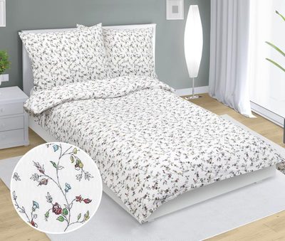 Povlečení krepové Béžová 80/409 140x200, 70x90 cm – fotka 4