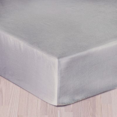 Saténové prostěradlo - šedé 180x200 cm{% if product.brand.name %} – Olzatex{% endif %}