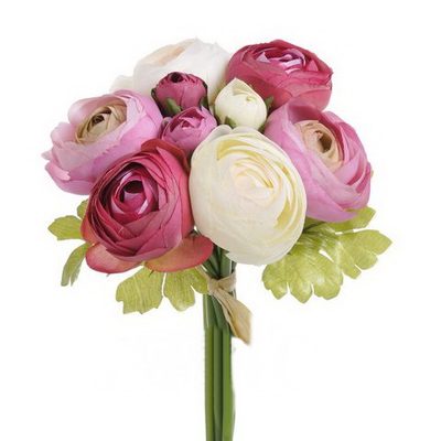 Kytice Ranunculus pryskyřník svazek krémová+růžová{% if product.brand.name %} – Canea{% endif %}