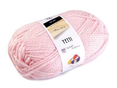 Pletací příze 100 g Yetti{% if variant.name %} – 3 (52070) růžová lasturová{% endif %}