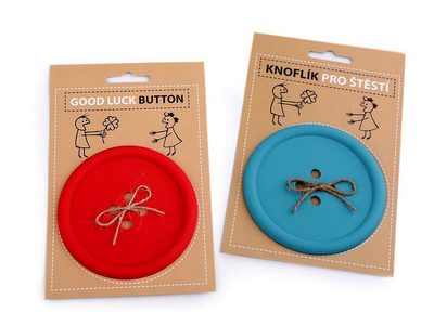 Knoflík pro štěstí / podtácek{% if product.brand.name %} – Stoklasa{% endif %}