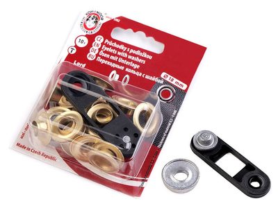 Průchodky s podložkou Ø8 mm na koženou galanterii{% if product.brand.name %} – Stoklasa{% endif %}