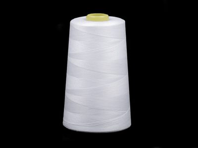 Velká nit pro overlock NTF (4570 m) – polyesterová, síla 40/2 (mix barev){% if variant.name %} – 502 White{% endif %}