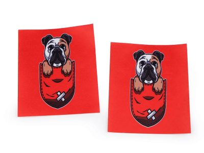 Nažehlovačka pes 8x10 cm{% if variant.name %} – 3 červená{% endif %}