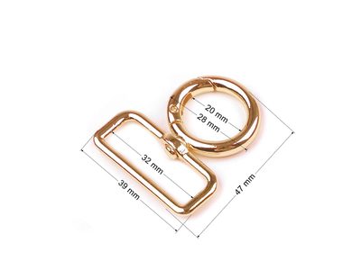 Kovová karabina průvlek 32 mm{% if product.brand.name %} – Stoklasa{% endif %}