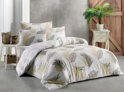 Francouzské bavlněné povlečení DELUX 200x200, 70x90cm SANEL šedé{% if product.brand.name %} – Kvalitex{% endif %}