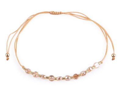 Náramek shamballa broušené korálky s AB efektem{% if variant.name %} – 5 zlatá sv. AB{% endif %}