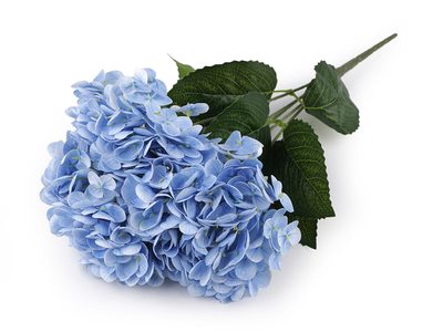 Umělá kytice hortenzie{% if variant.name %} – 4 modrá světlá{% endif %}