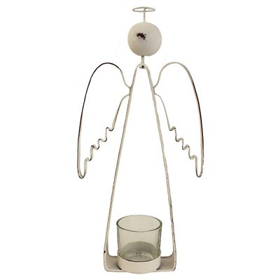 Dekorace na svíčku -anděl k1012/1 - 18,5 x 5 x 31 cm{% if product.brand.name %} – Morex{% endif %}