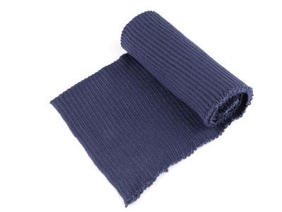 Elastický žebrovaný náplet hrubší šíře 14 cm{% if variant.name %} – 3 modrá tmavá{% endif %}