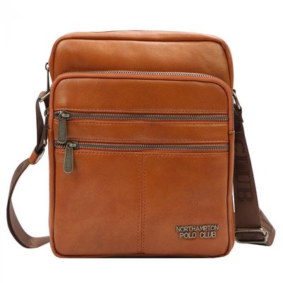 Pánská taška přes tělo hnědá{% if product.brand.name %} – Northampton Polo Club{% endif %}