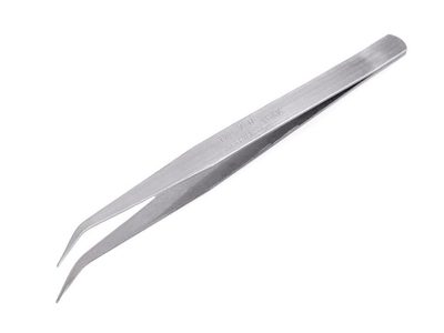 Kovová pinzeta délka 15 cm{% if variant.name %} – 2 nikl zahnutá{% endif %}
