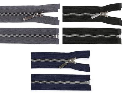 Kovový / mosazný zip šíře 6 mm délka 60 cm{% if product.brand.name %} – Stoklasa{% endif %}