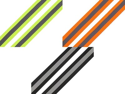 Reflexní páska šíře 25 mm na tkanině 5 metrů{% if product.brand.name %} – Galanterka{% endif %}