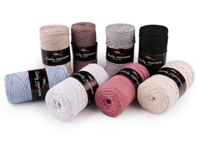Pletací příze Cordy Macrame 250 g{% if product.brand.name %} – Stoklasa{% endif %}