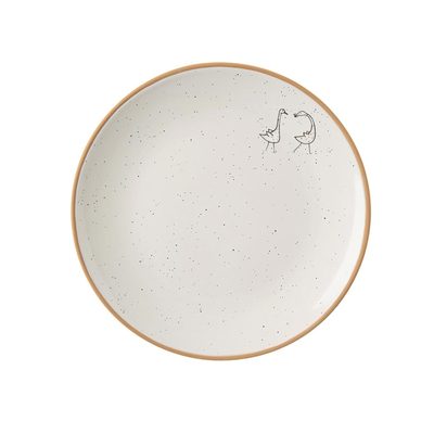 Talíř keramický dezertní STATEK husa O0536 - pr.19,5cm,v.2,5cm{% if product.brand.name %} – Morex{% endif %}