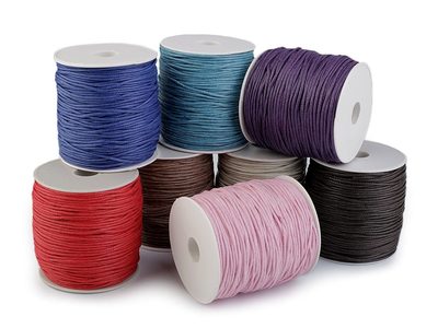 Šňůra bavlněná Ø1,5-2 mm voskovaná návin 80 metrů{% if product.brand.name %} – Stoklasa{% endif %}
