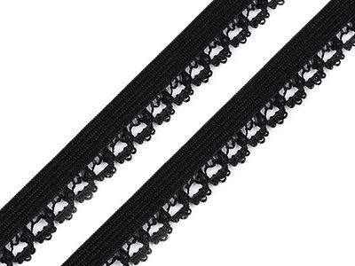 Ozdobná pruženka šíře 15 mm návin 20 metrů{% if variant.name %} – 3 černá{% endif %}